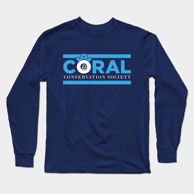 Coral Conservation Society Long Sleeve T-Shirt by RetroReview